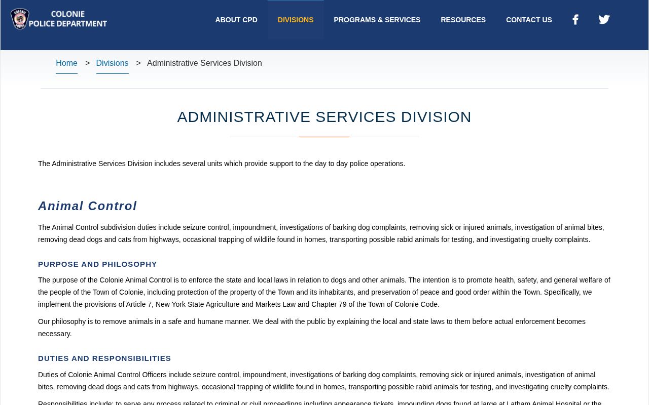 Colonie Police record services and arrest record contact page